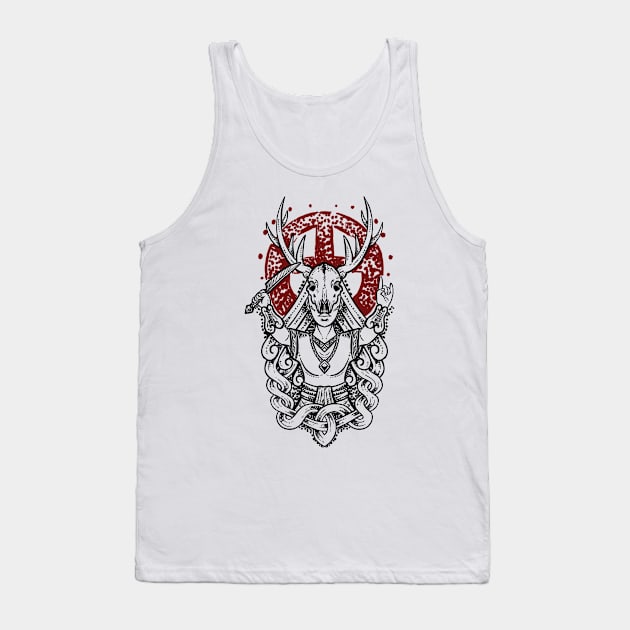 Viking  shaman Tank Top by BlackForge